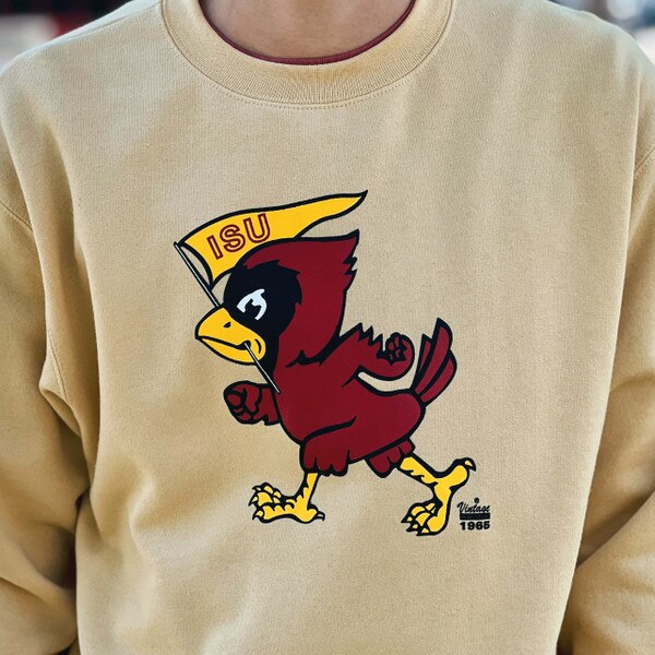 Champion® Pennant Cy Gold Crewneck